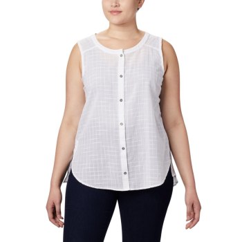 Dámské Košile Columbia Summer Ease Sleeveless Plus Size Bílé LQTGBN328